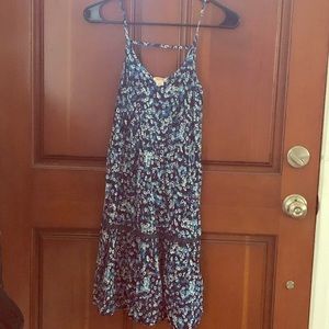 Summer floral shift dress